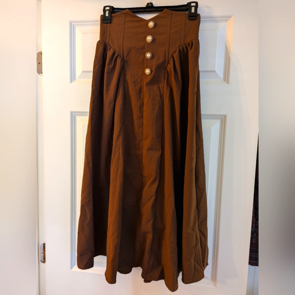 Corset waisted skirt